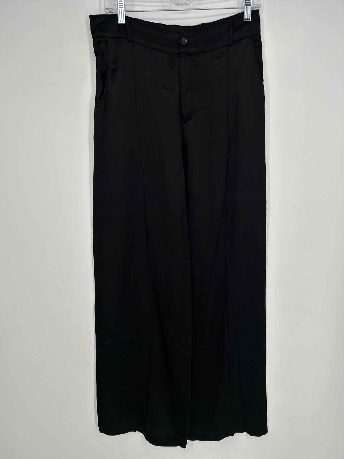 Young Fabulous + Broke Size L Black Satin Like Pants