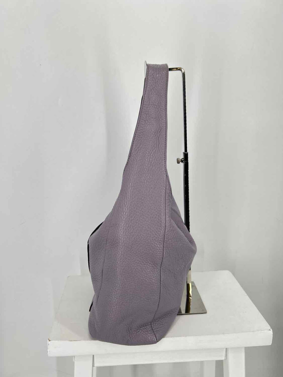Michael Kors Pale Purple Pebbled Leather Hobo