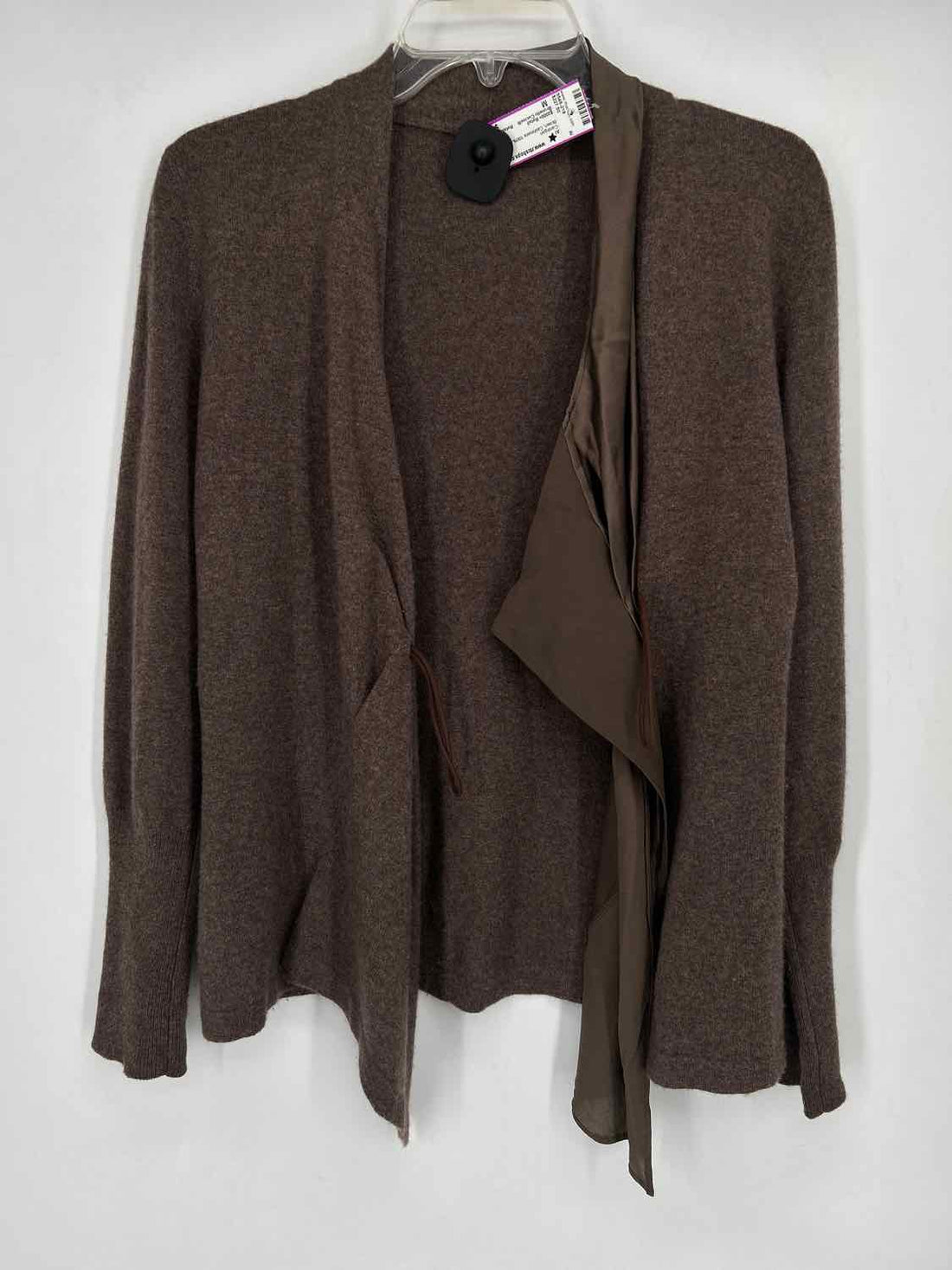 Brunello Cucinelli Size M Brown Cashmere 100% Cardigan