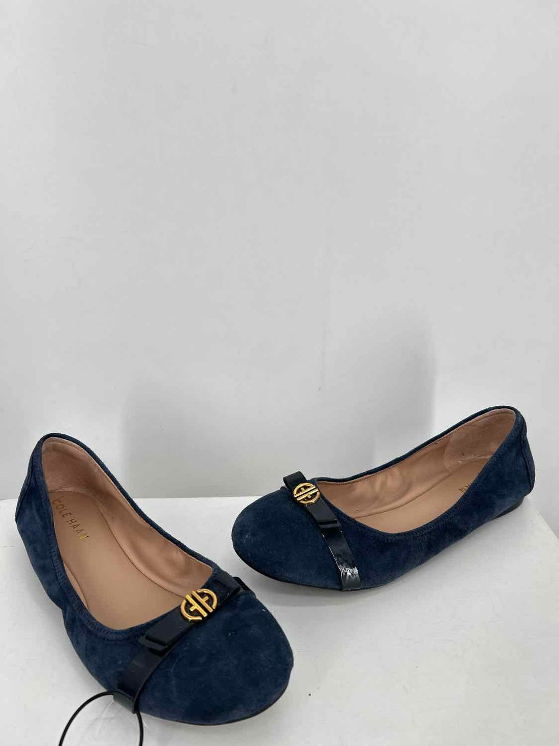 Cole Haan Women Size 8 Navy Genuine Leather Flats