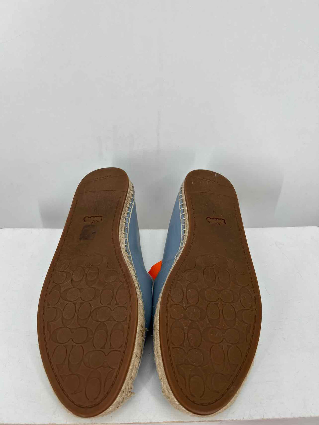 Coach Women Size 9 Light Blue Leather Loafers