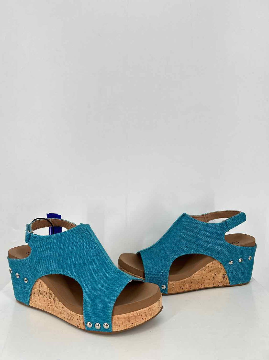 Corkys Women Size 7 Teal Wedges