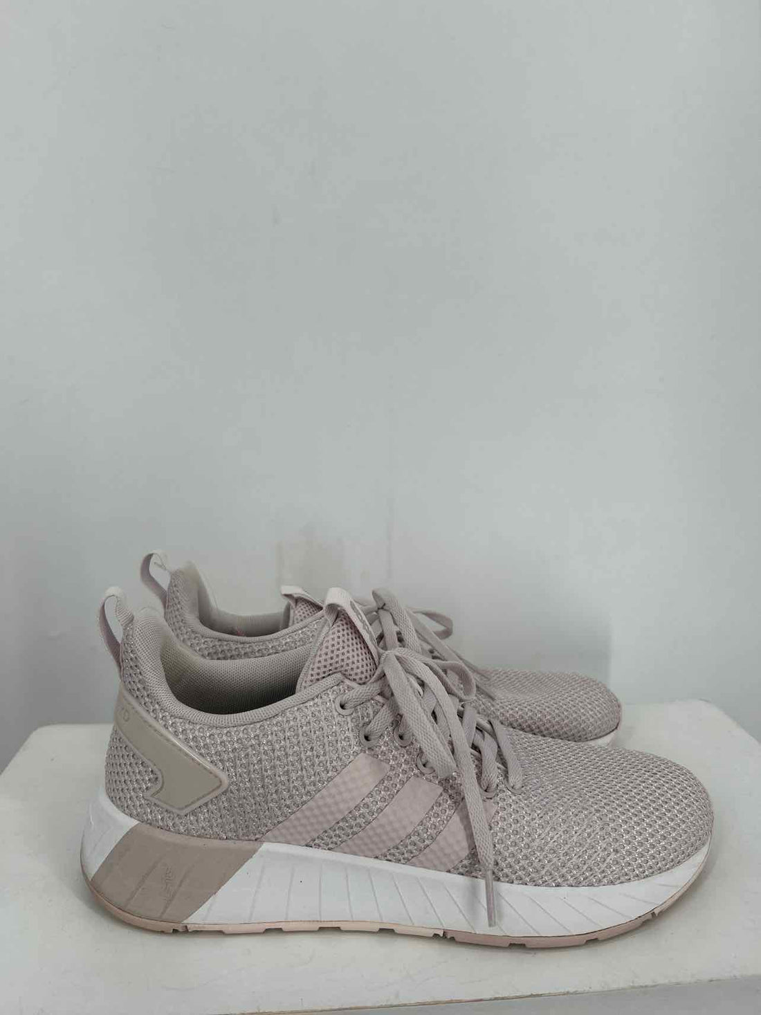 Adidas Women Size 7.5 Light Pink & White Sneakers