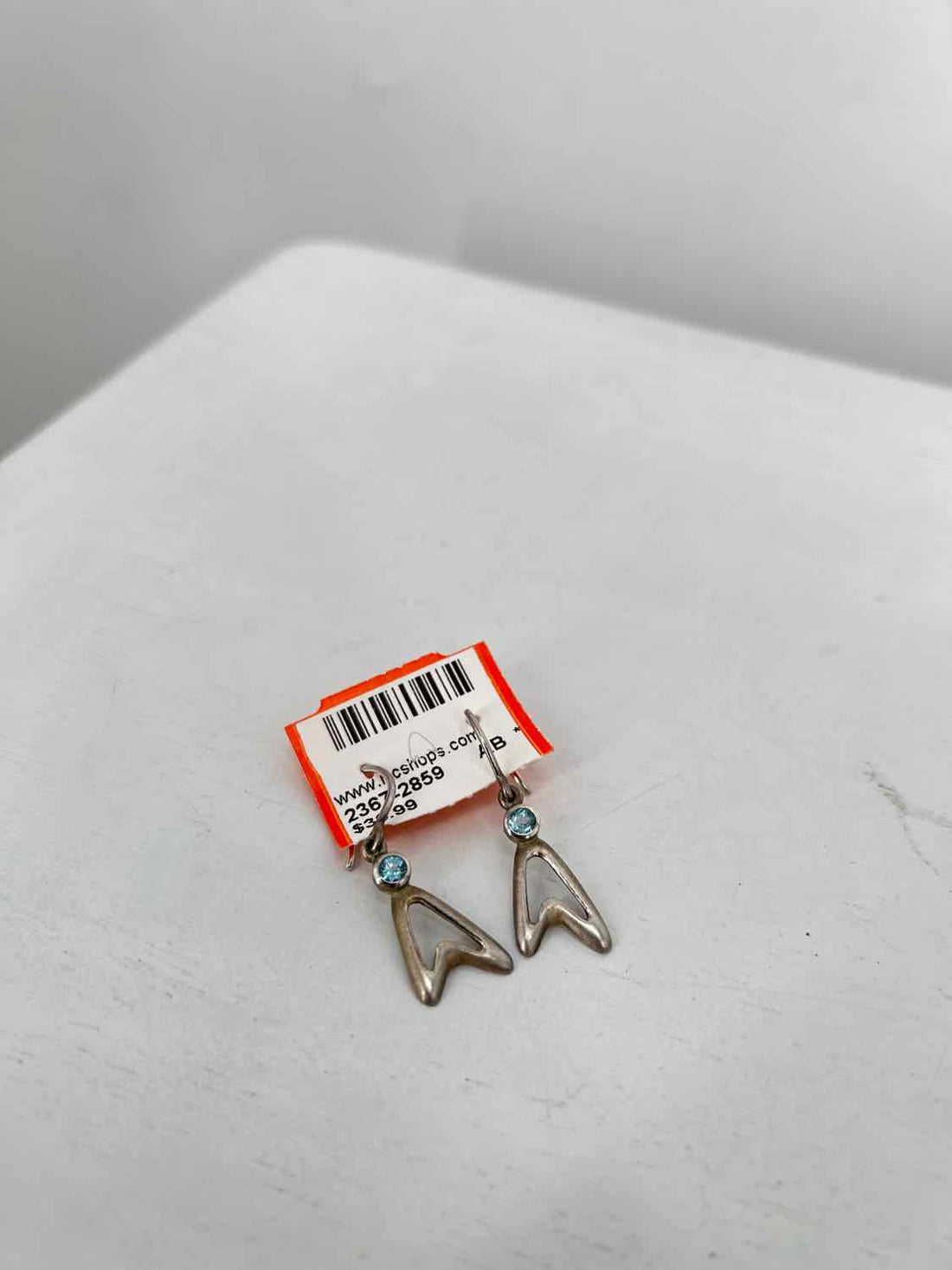 Earrings Sterling Silver Topaz