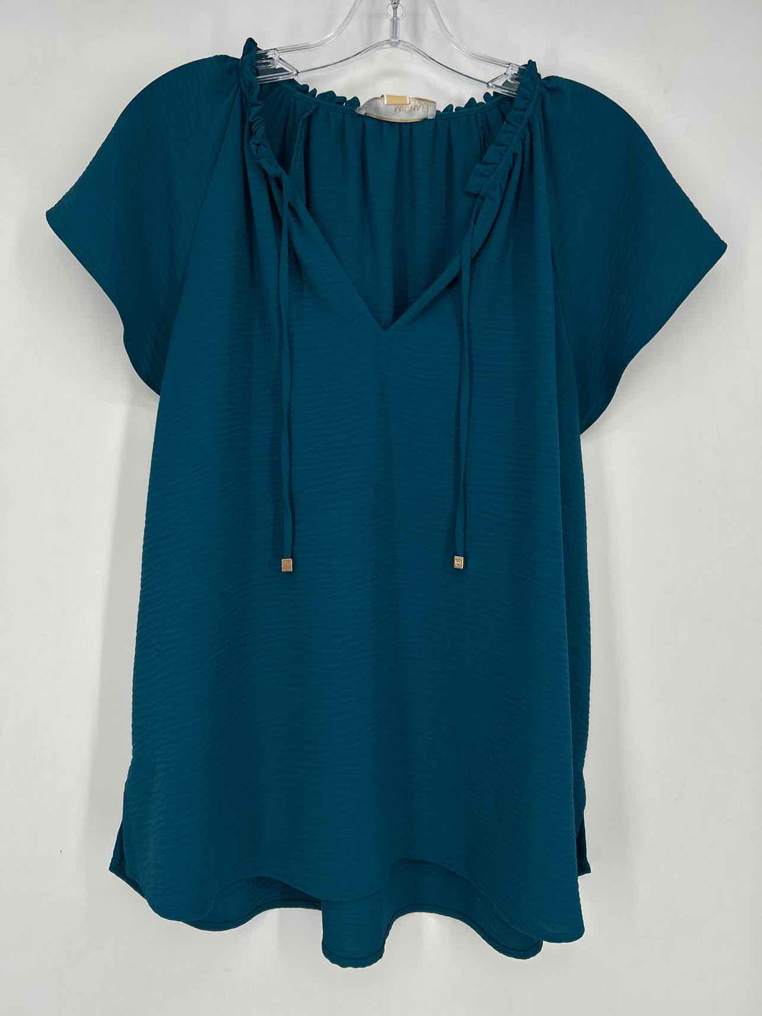 Michael Kors Size XL Dark Blue Short Sleeve