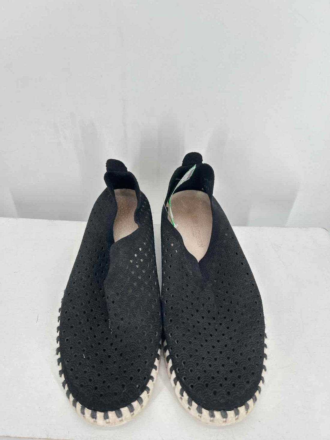 Ilse Jacobsen Women Size 36 (5.5-6) Black Perforated Sneakers