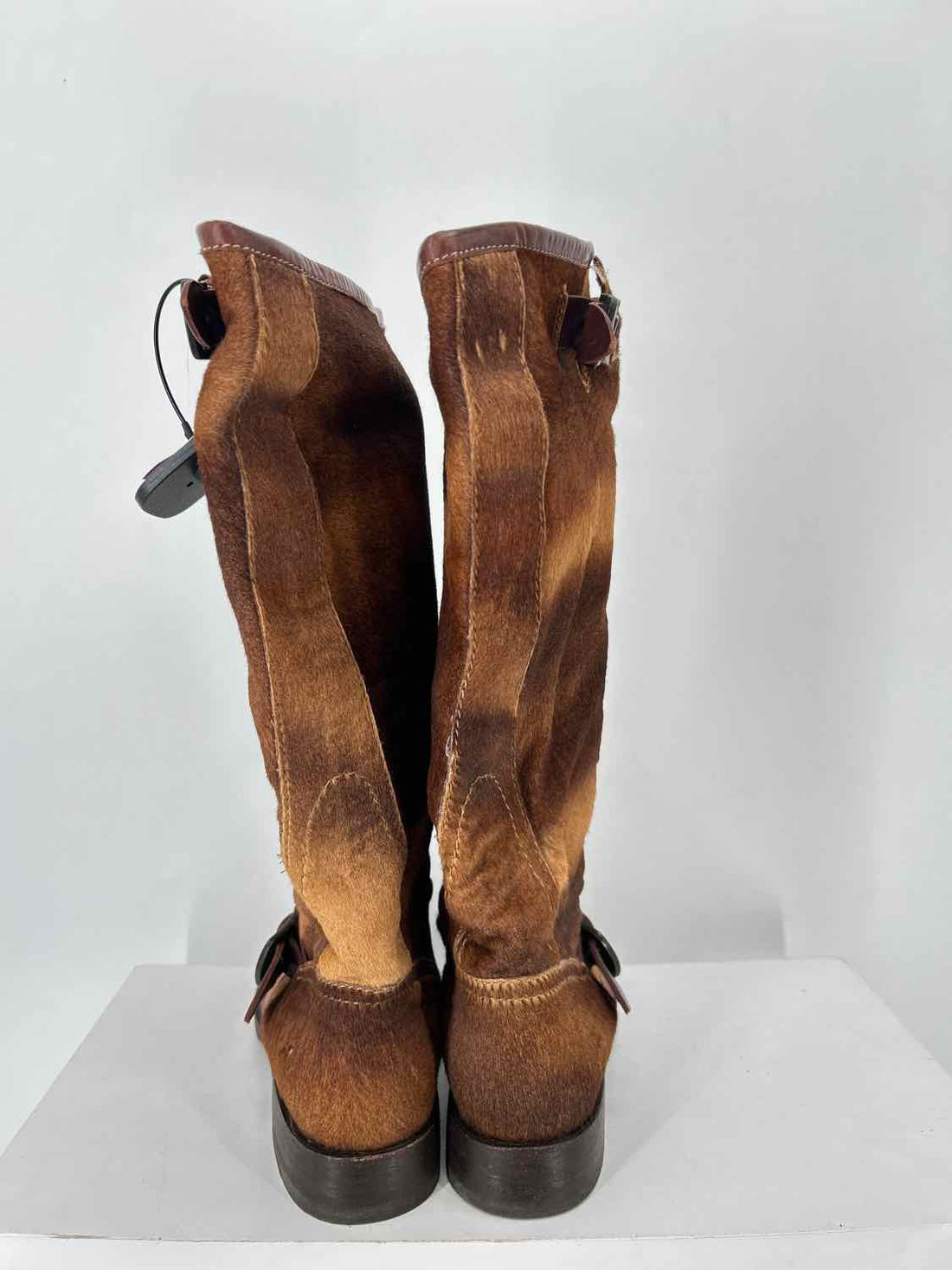 Frye Women Size 8 Brown Calf Hair Knee-High Boot