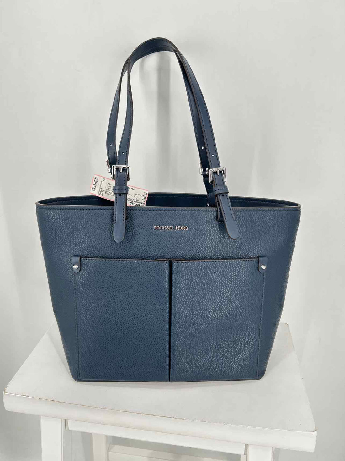 Michael Kors Navy Vegan Leather NWT Tote