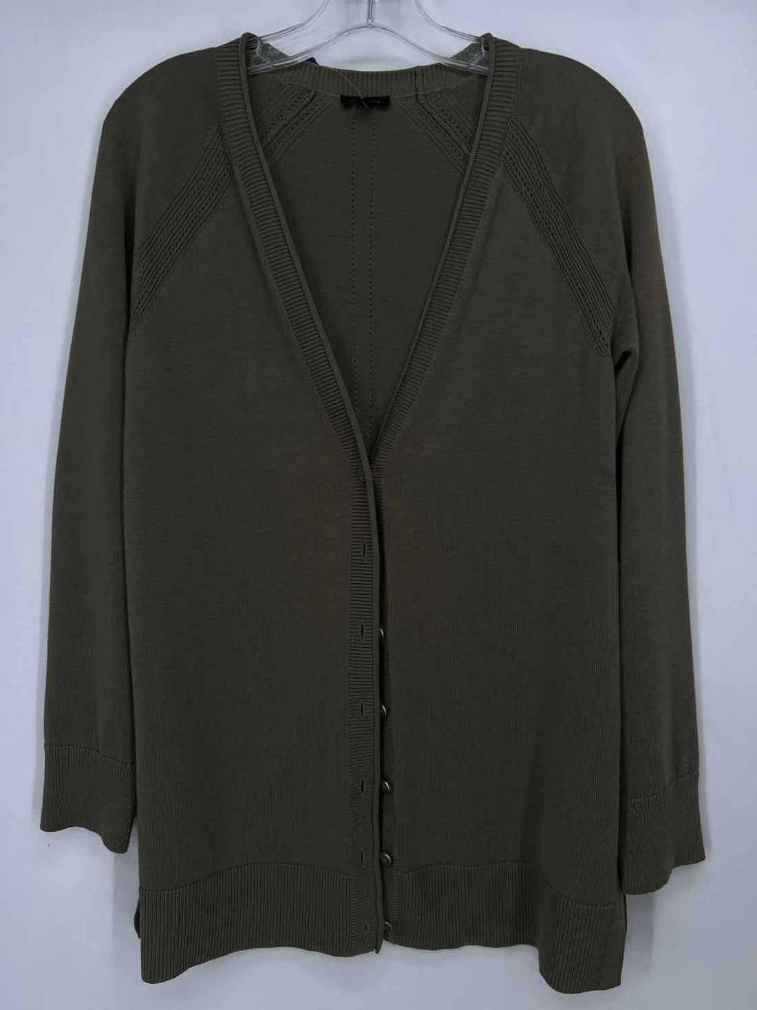 Talbots Size S Green Cardigan