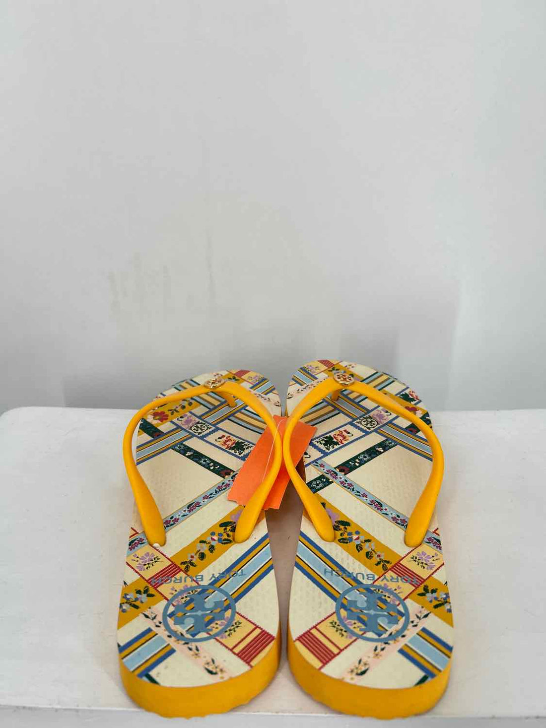 Tory Burch Women Size L Yellow Flip Flops