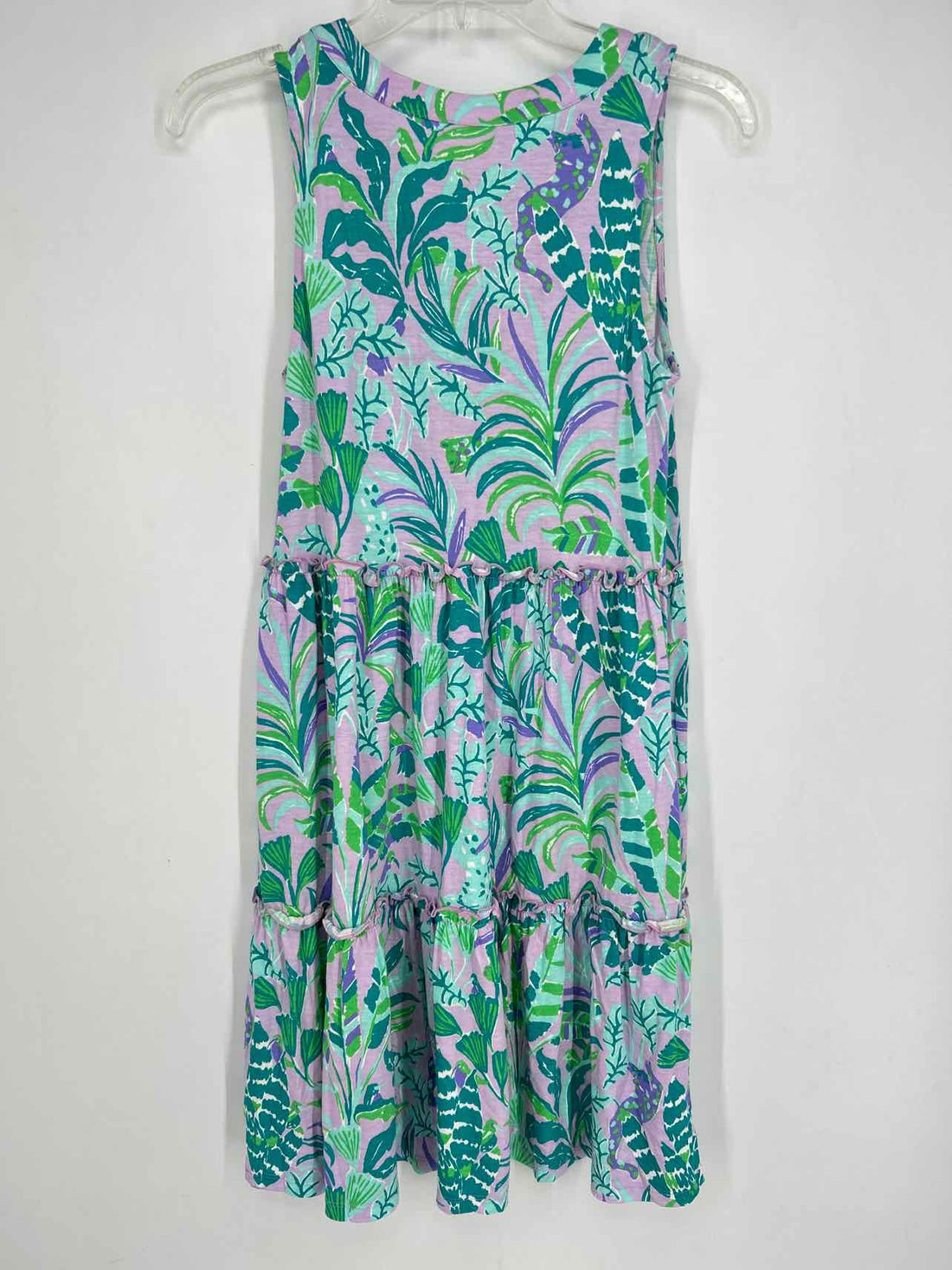 Lilly Pulitzer XS Light Purple & Green Sleeveless Lilly Pulitzer Dress