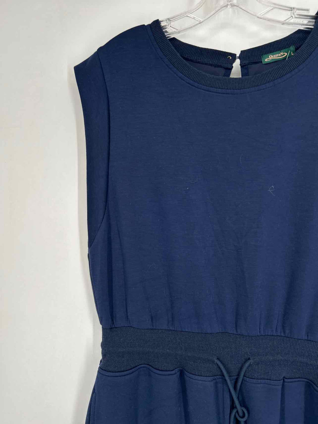 OfeeFan Size L Navy Short Sleeve Rompers
