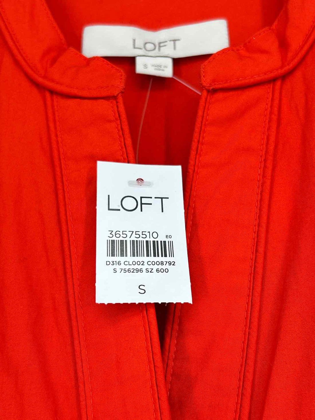 Loft Size S Red NWT Dress