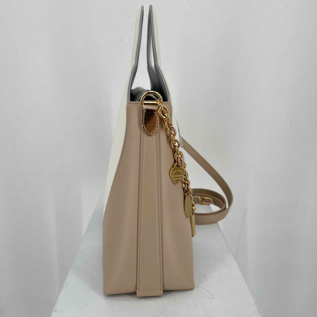 Tiffany & Co White Leather NWT LUXURY