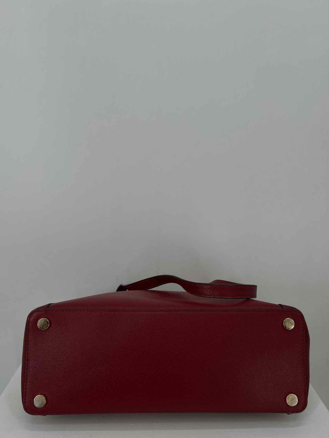 Michael Kors Dark Red Leather Pre Owned Tote