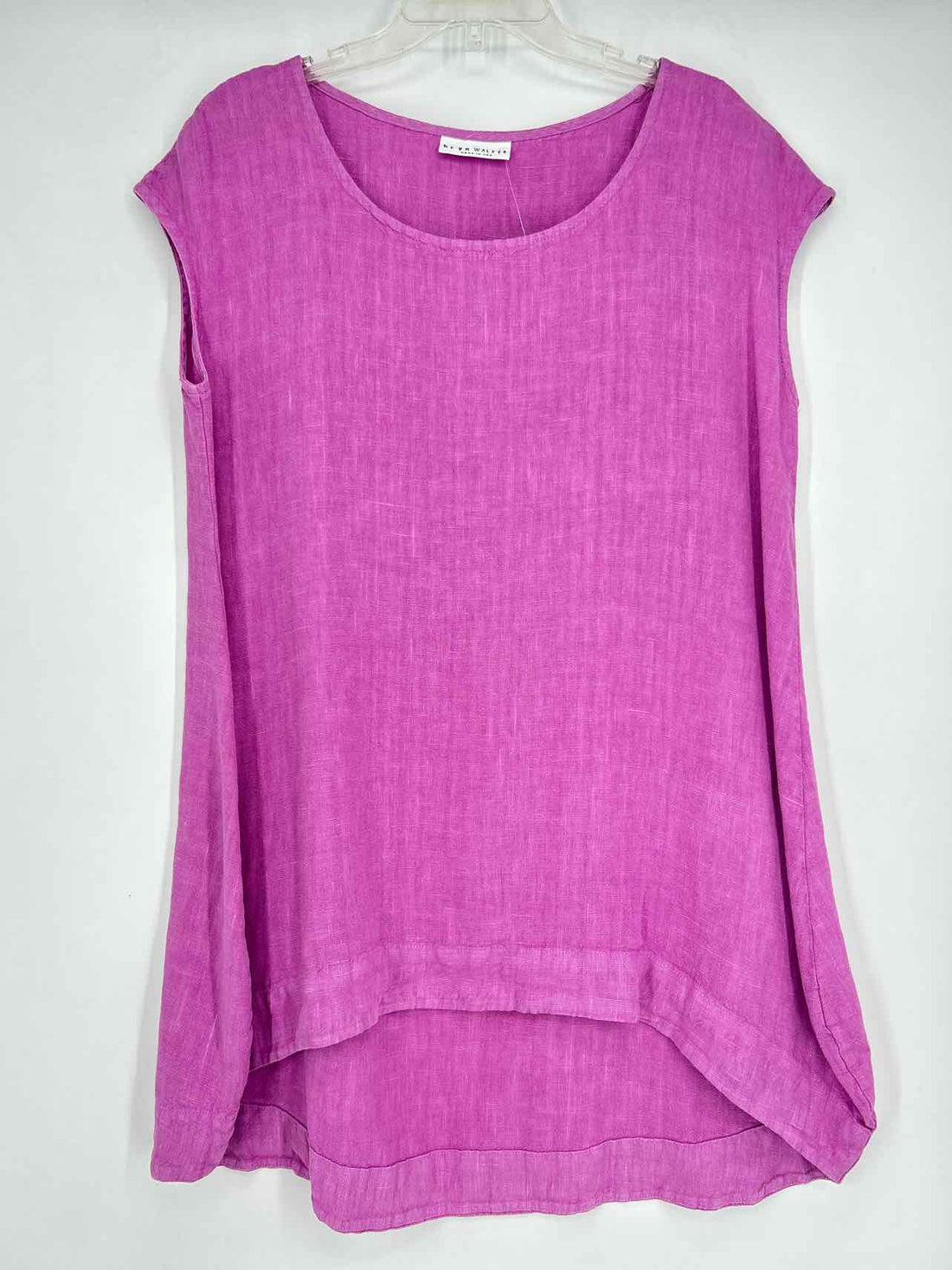 Bryn Walker Size M Periwinkle Linen Short Sleeve Dress