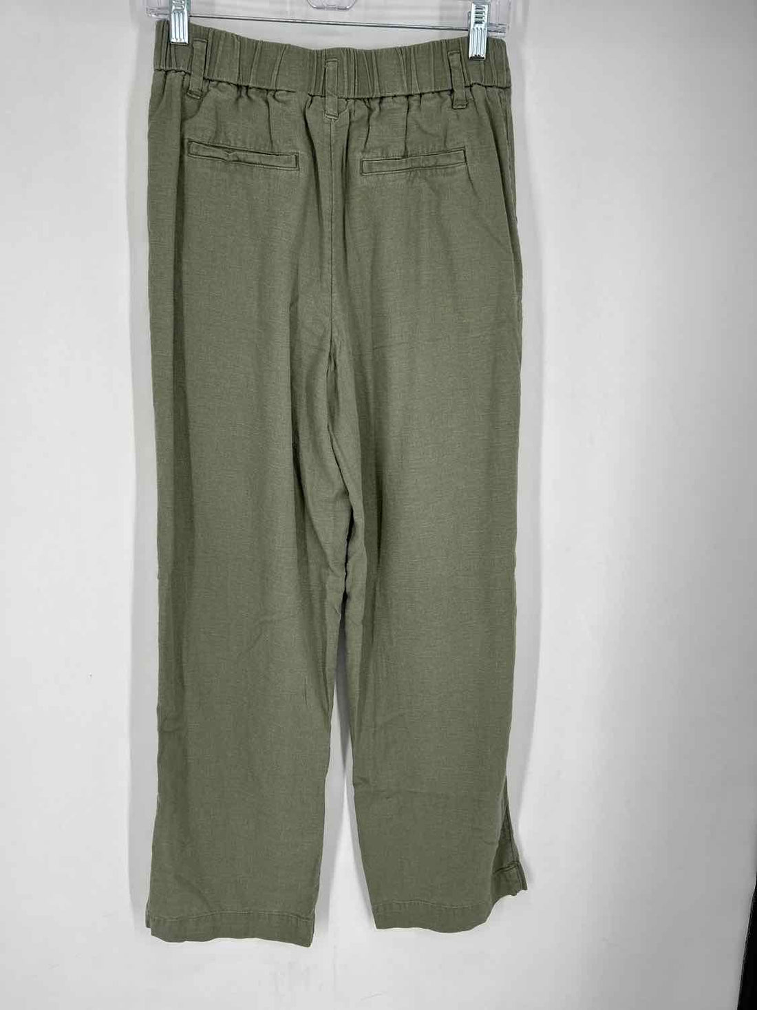 A New Day Size 2 Green Linen Blend Pants