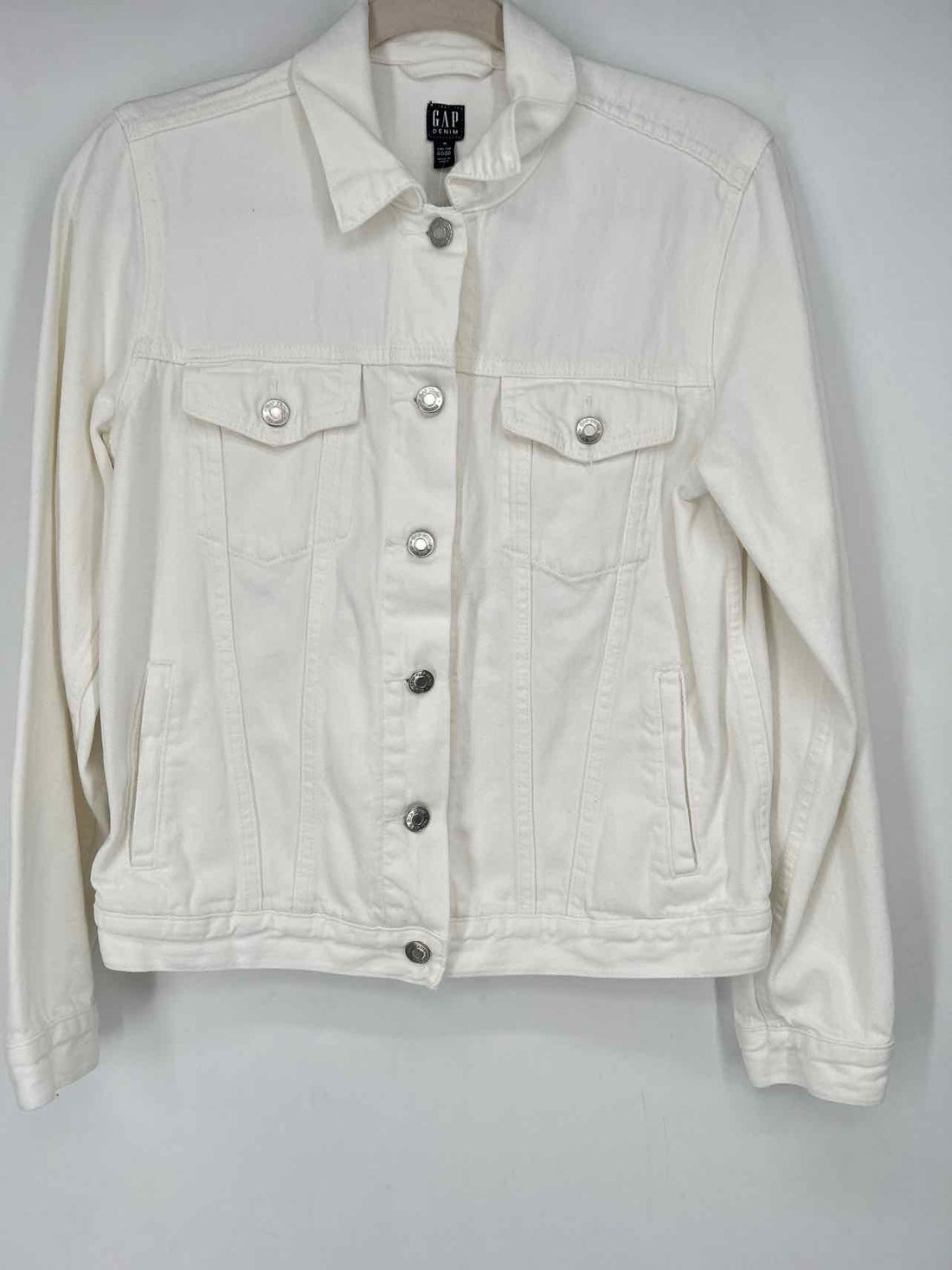 Gap Size M White Denim Jacket