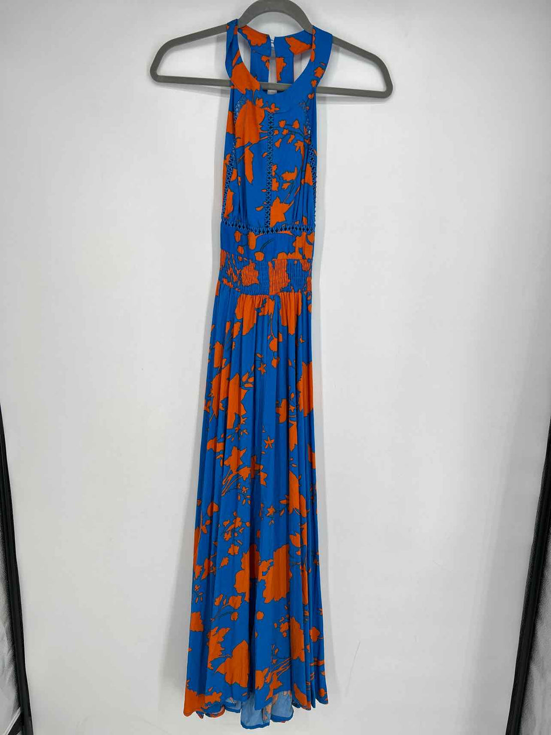Able The Label Size S Blue & Orange Print NWT Dress