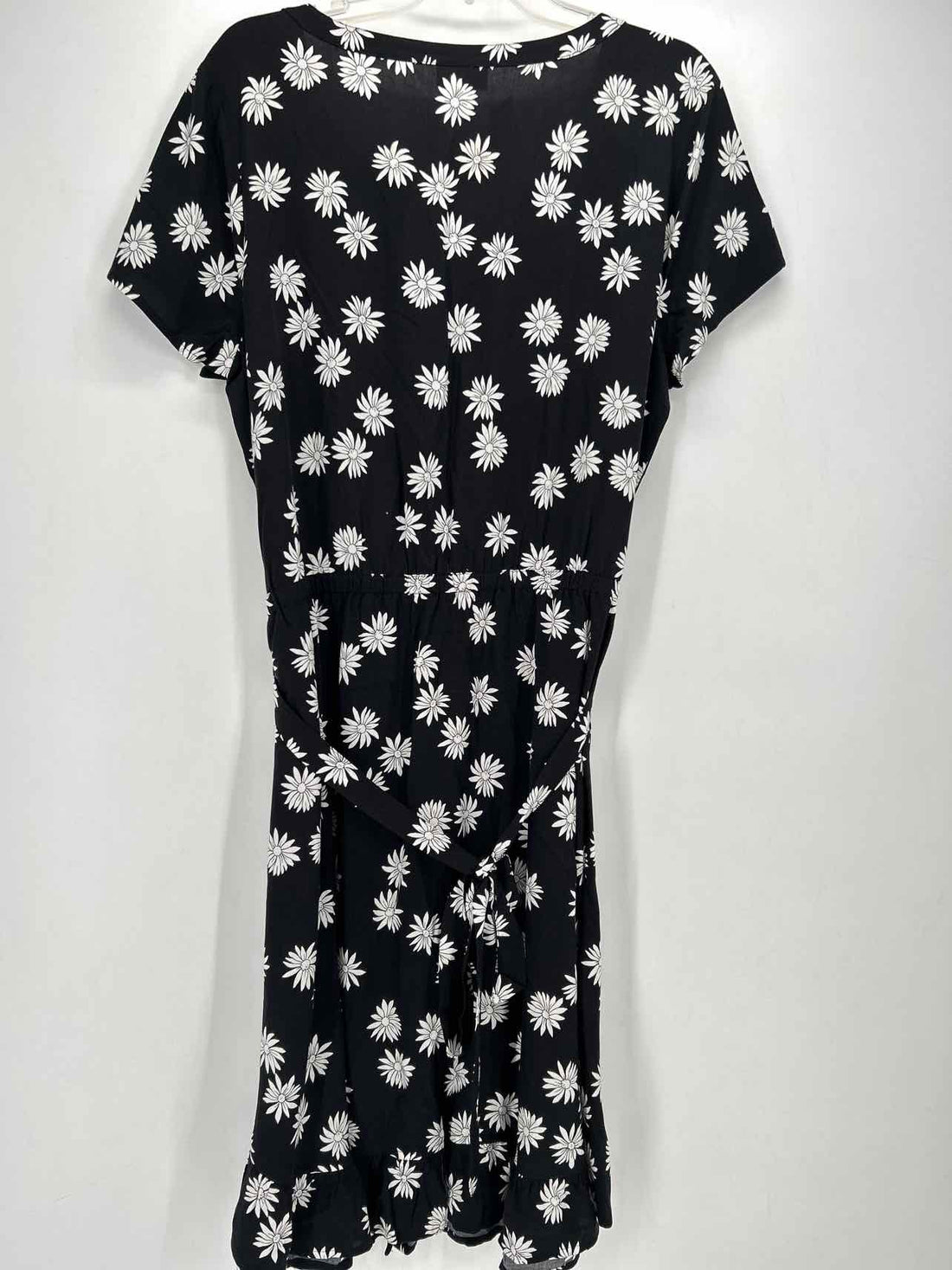 J Jill Size L Black & White Dress