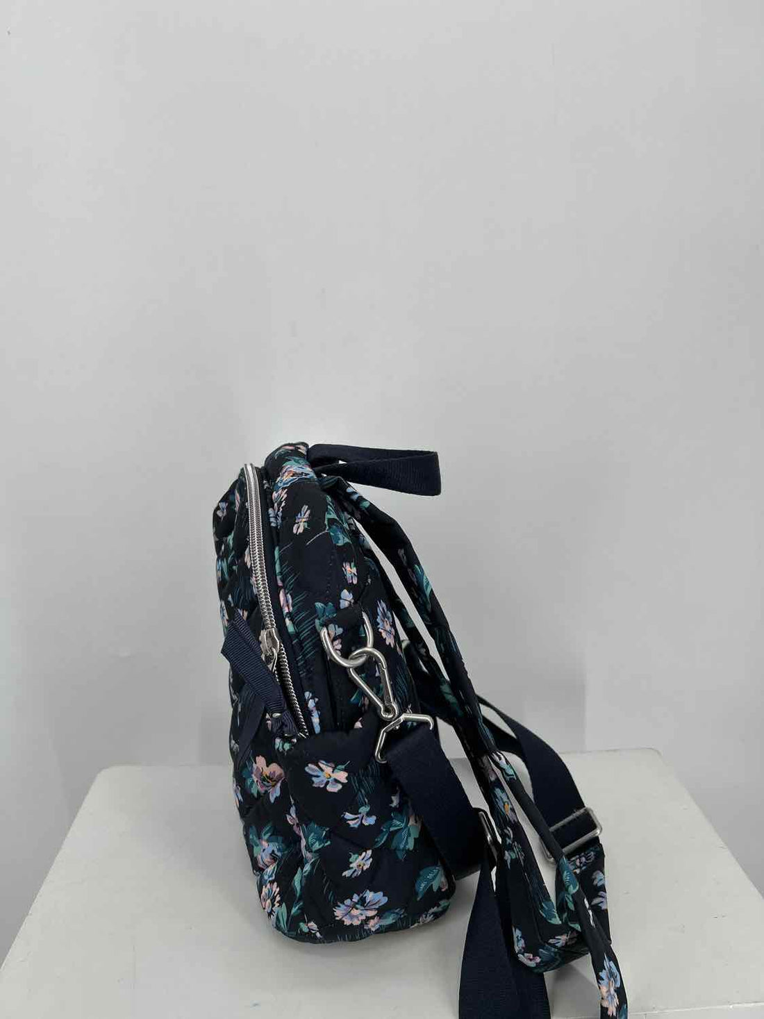 Vera Bradley Navy Floral Canvas Backpack