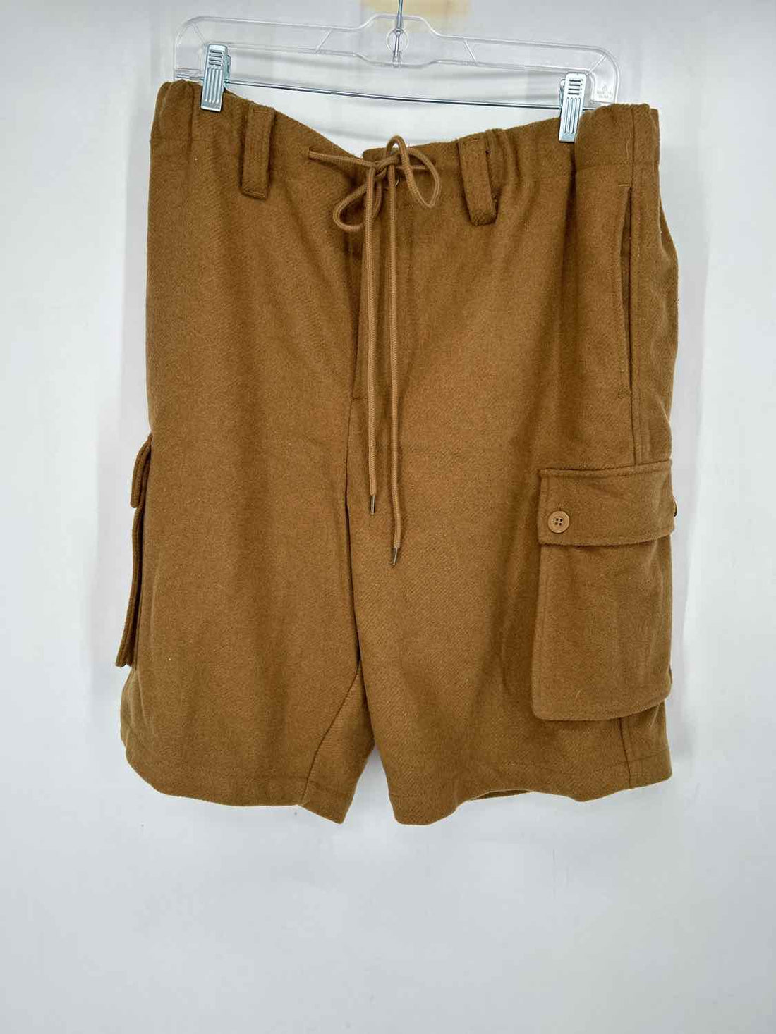 Free People Size L Brown Wool Blend Shorts