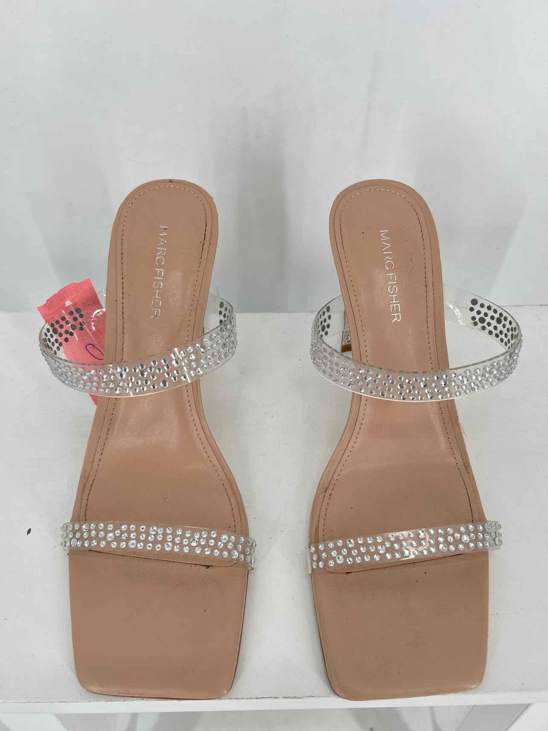 Marc Fisher Women Size 9 Clear Heels