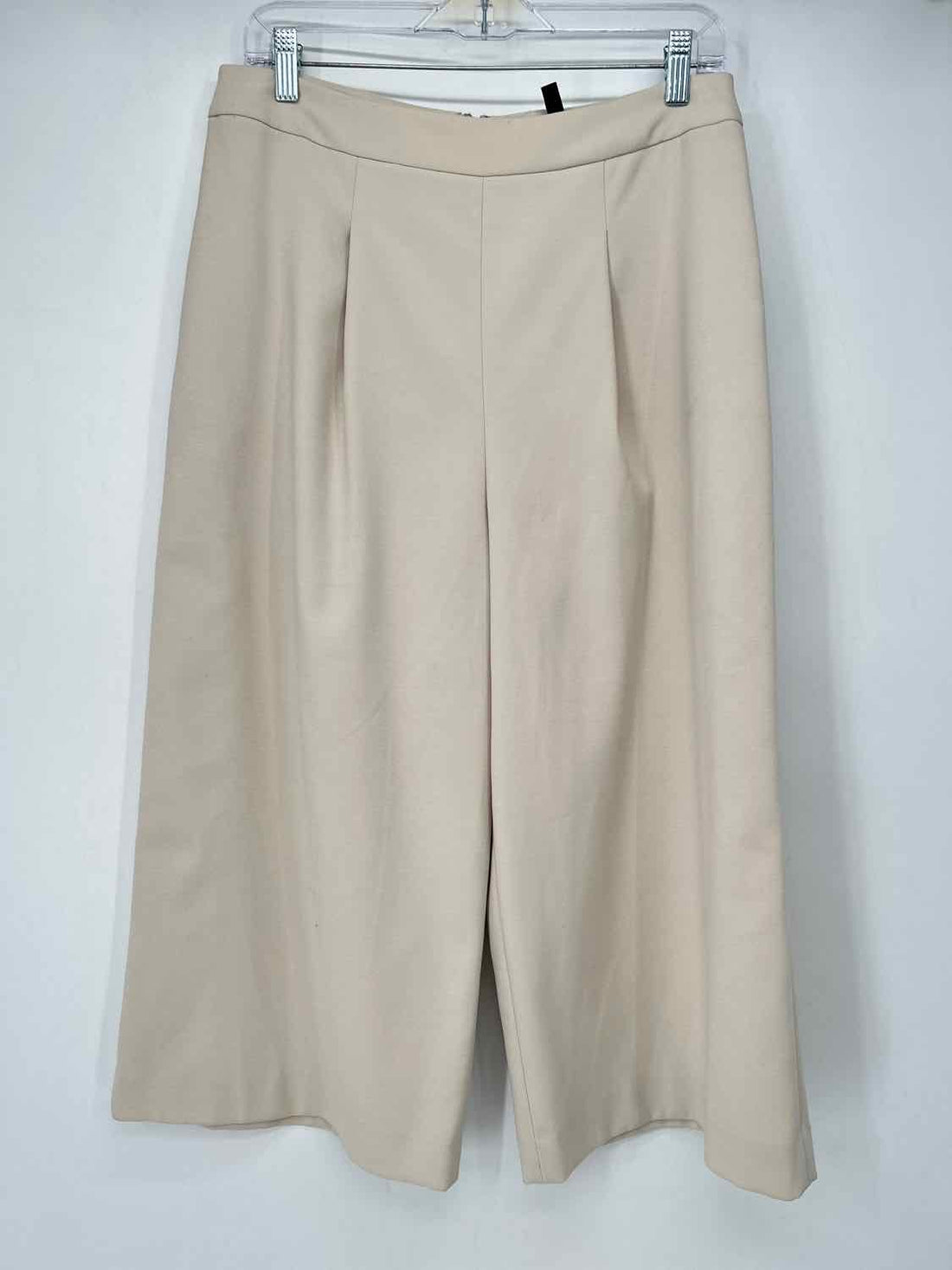 BCBG Size 8 Khaki Pants Crop Wide Leg