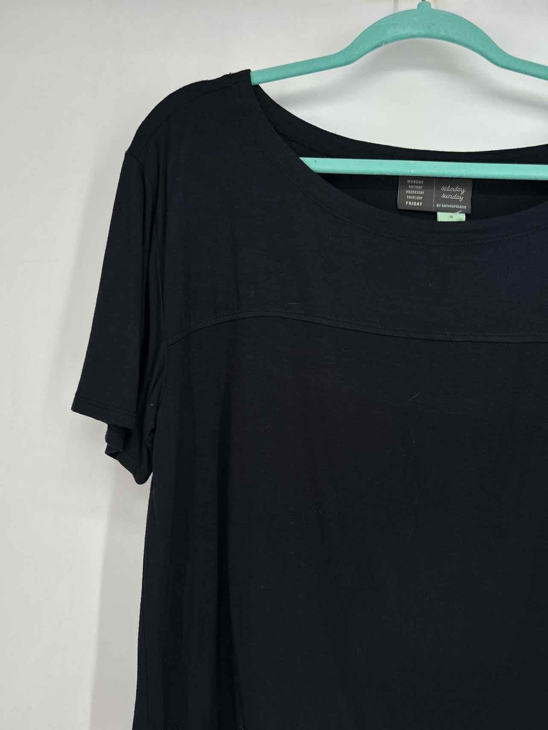 Saturday Sunday Size M Dark Navy NWT Short Sleeve