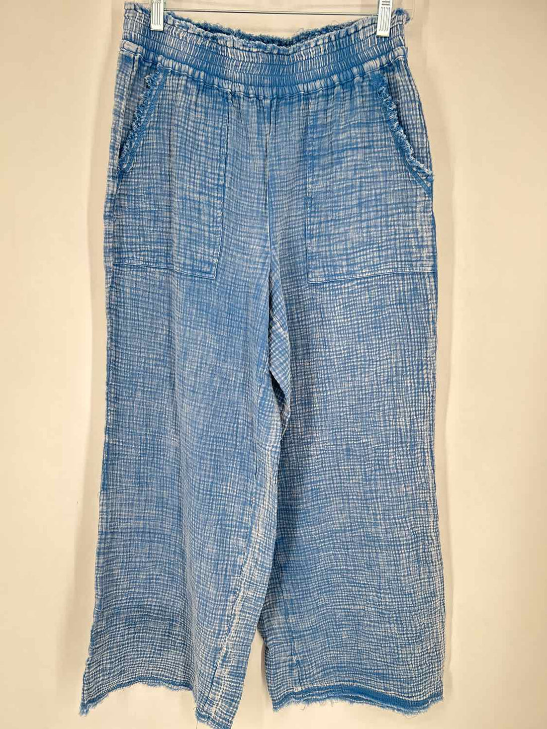 Flag & Anthem Size S Blue Gauze Pants