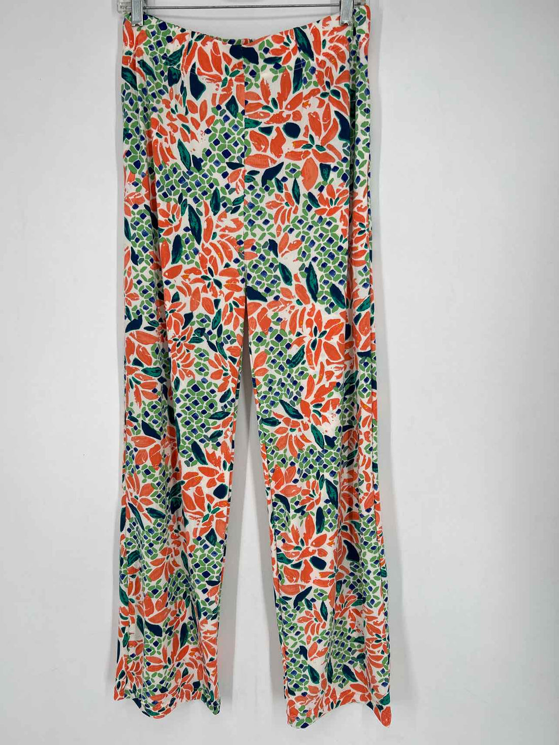 Magic Pantz Size One Size White Green & Orange Pants