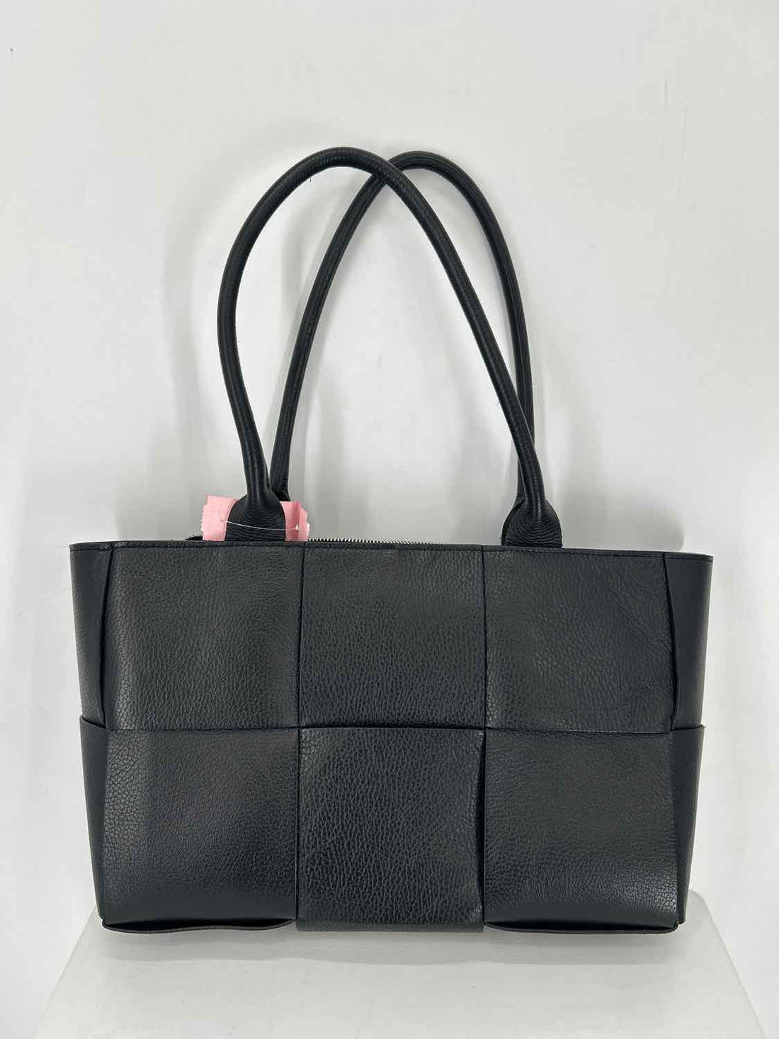Genuine Leather Black Tote