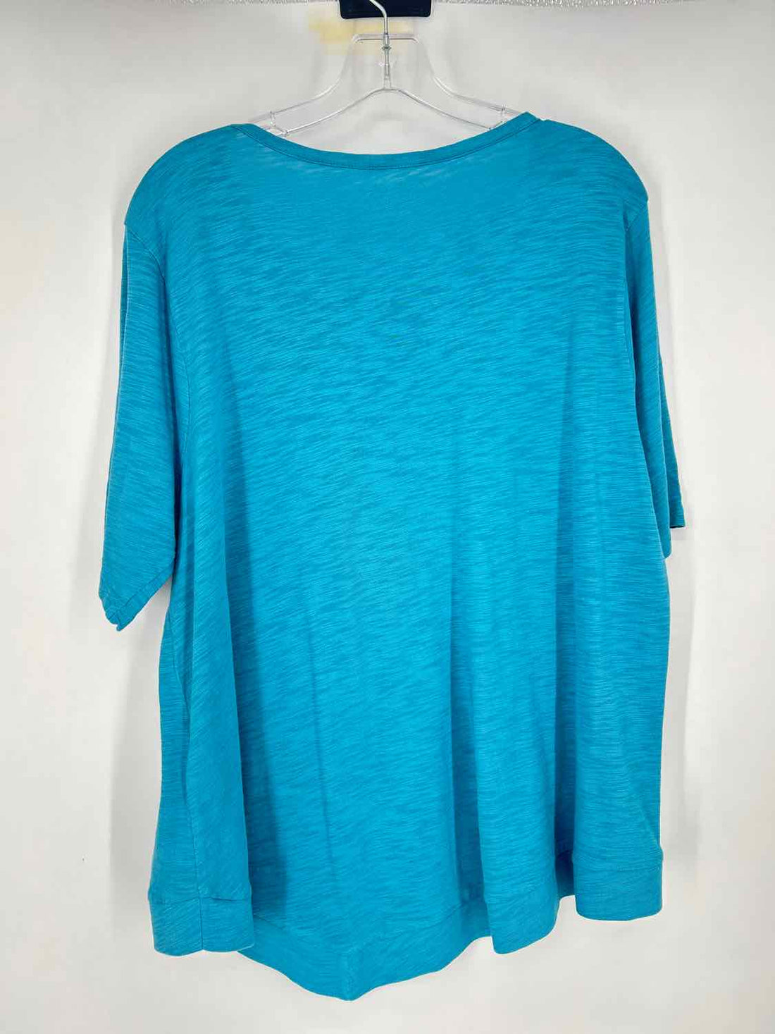 Chicos Size 3(XL) Blue Short Sleeve