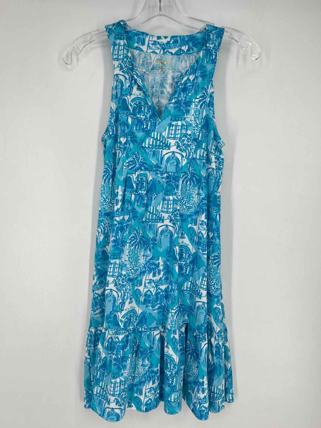 Lilly Pulitzer XS Blue & White Print Lilly Pulitzer Dress