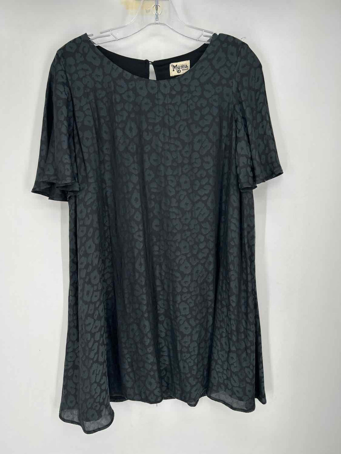 Show Me Your Mumu Size M Grey Leopard Dress