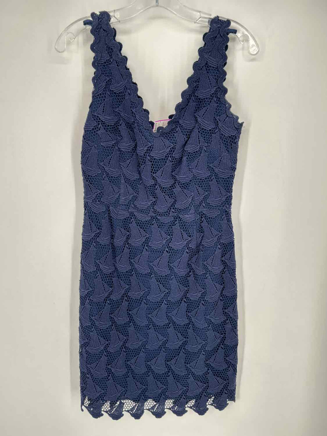 Lilly Pulitzer 6 Navy Lace Sleeveless Lilly Pulitzer Dress