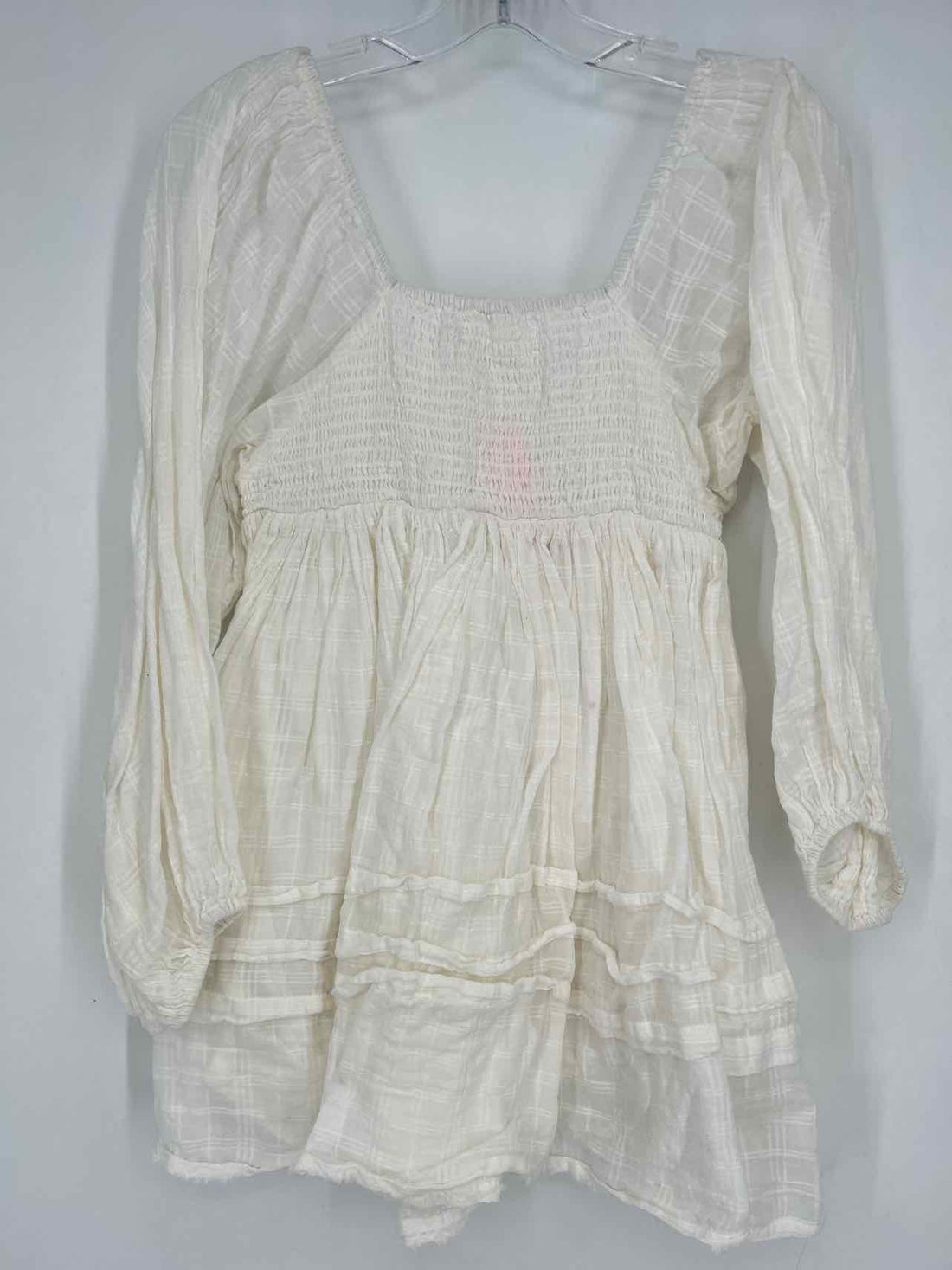 Free People Size XS White Long Sleeve