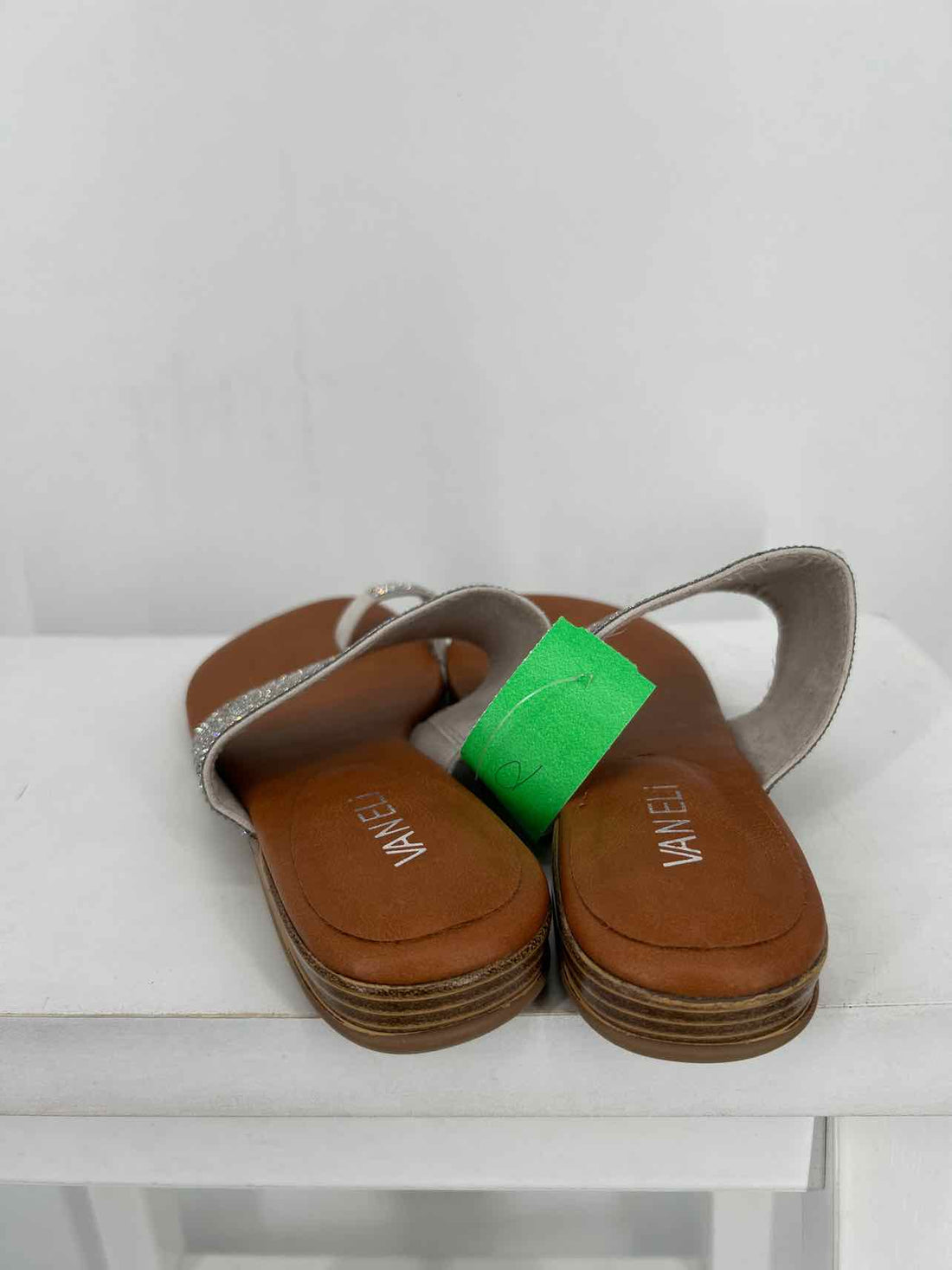 Vaneli Women Size 7 Rhinestone Sandals