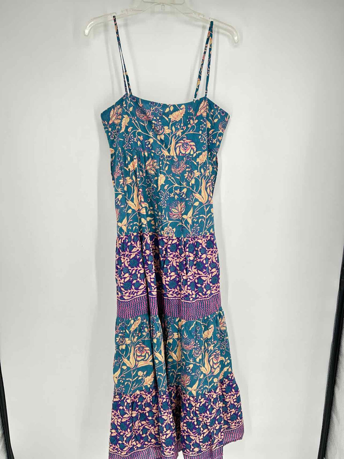 J Crew Size M Blue & Purple Floral NWT Maxi