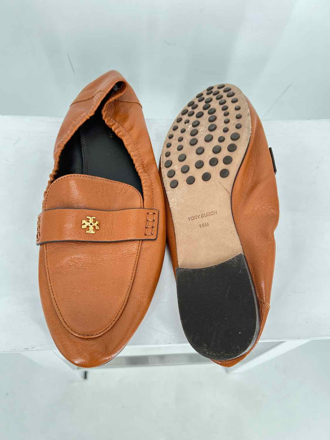 Tory Burch Women Size 10 Cognac Ballet Loafers