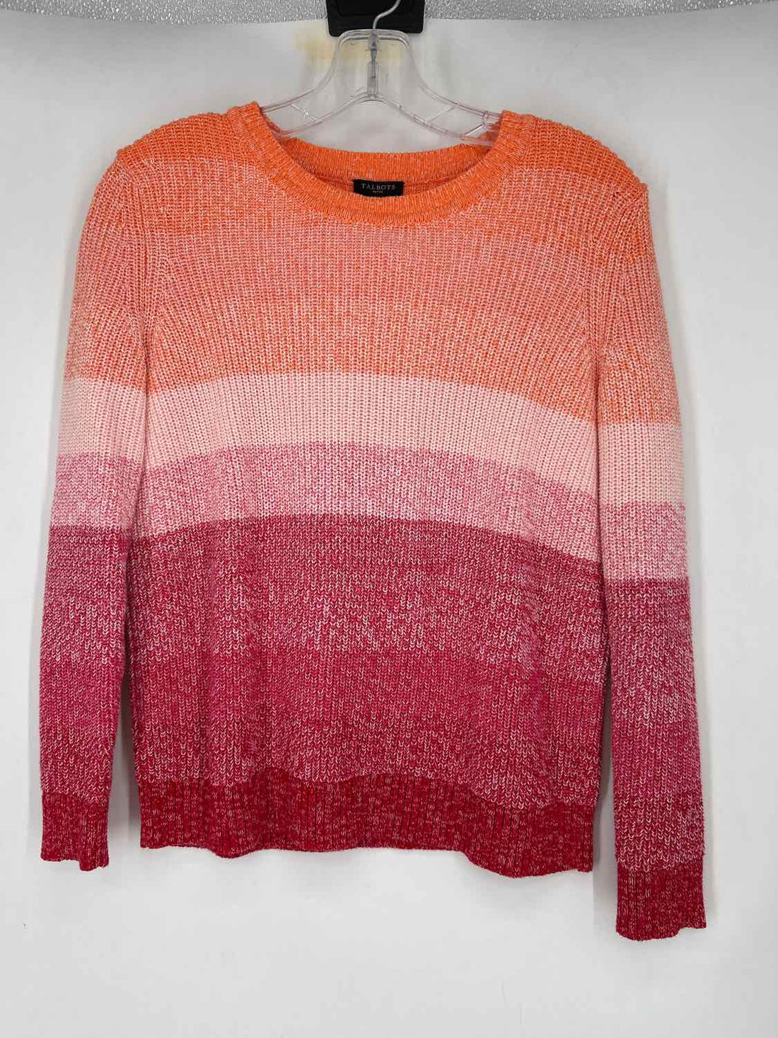 Talbots Size SP Orange Ombre Sweater
