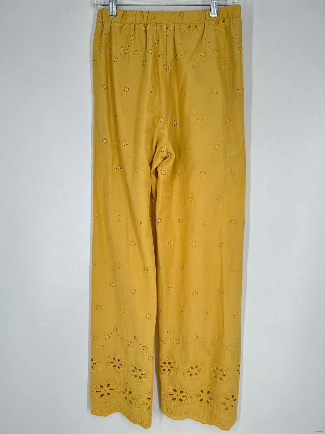 Fore Size S Yellow Eyelet Pants