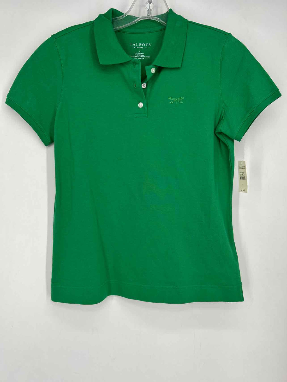 Talbots Size P Green NWT Short Sleeve