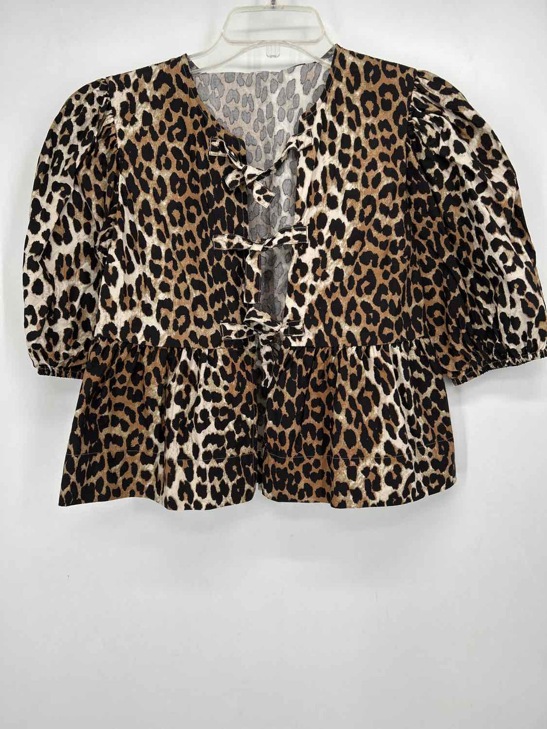 Industry Size XS Leopard Short Sleeve