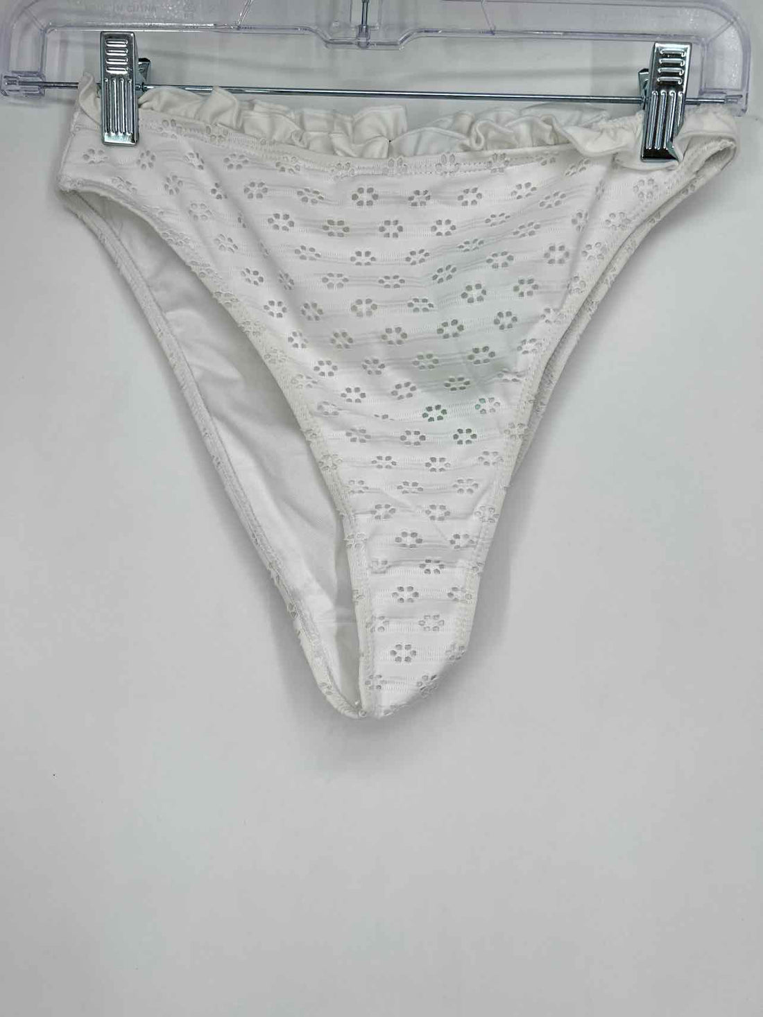 Nasty Gal Size 4 White NWT Swimsuit 2 Piece