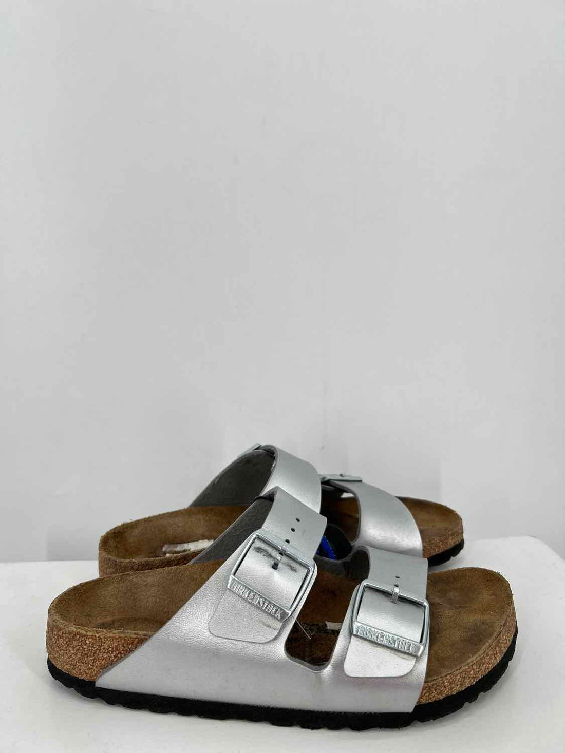 Birkenstock Women Size 38(7) Silver Sandals