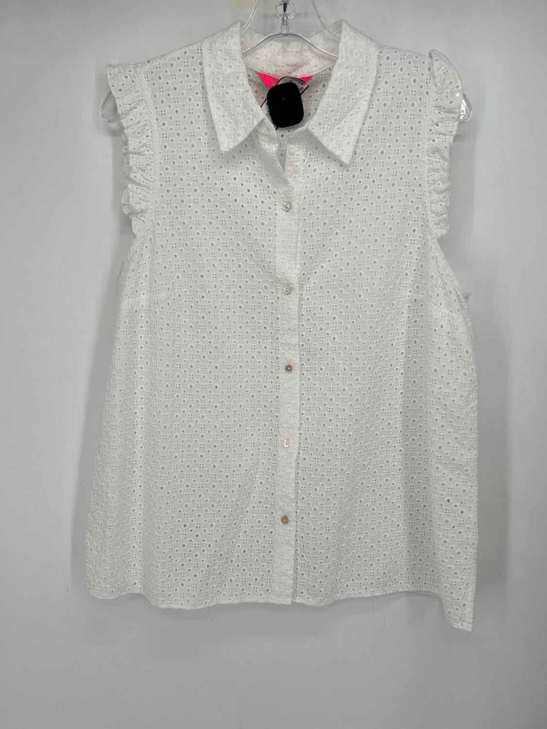 Lilly Pulitzer 12 White Eyelet Sleeveless Lilly Pulitzer Top