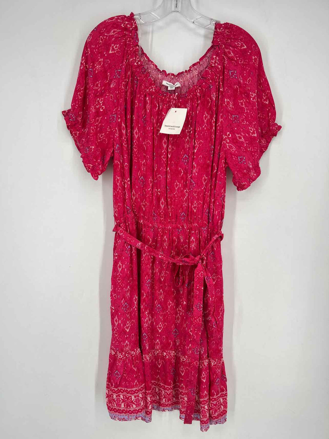 Beach Lunch Lounge Size XXL Hot Pink Print NWT Dress
