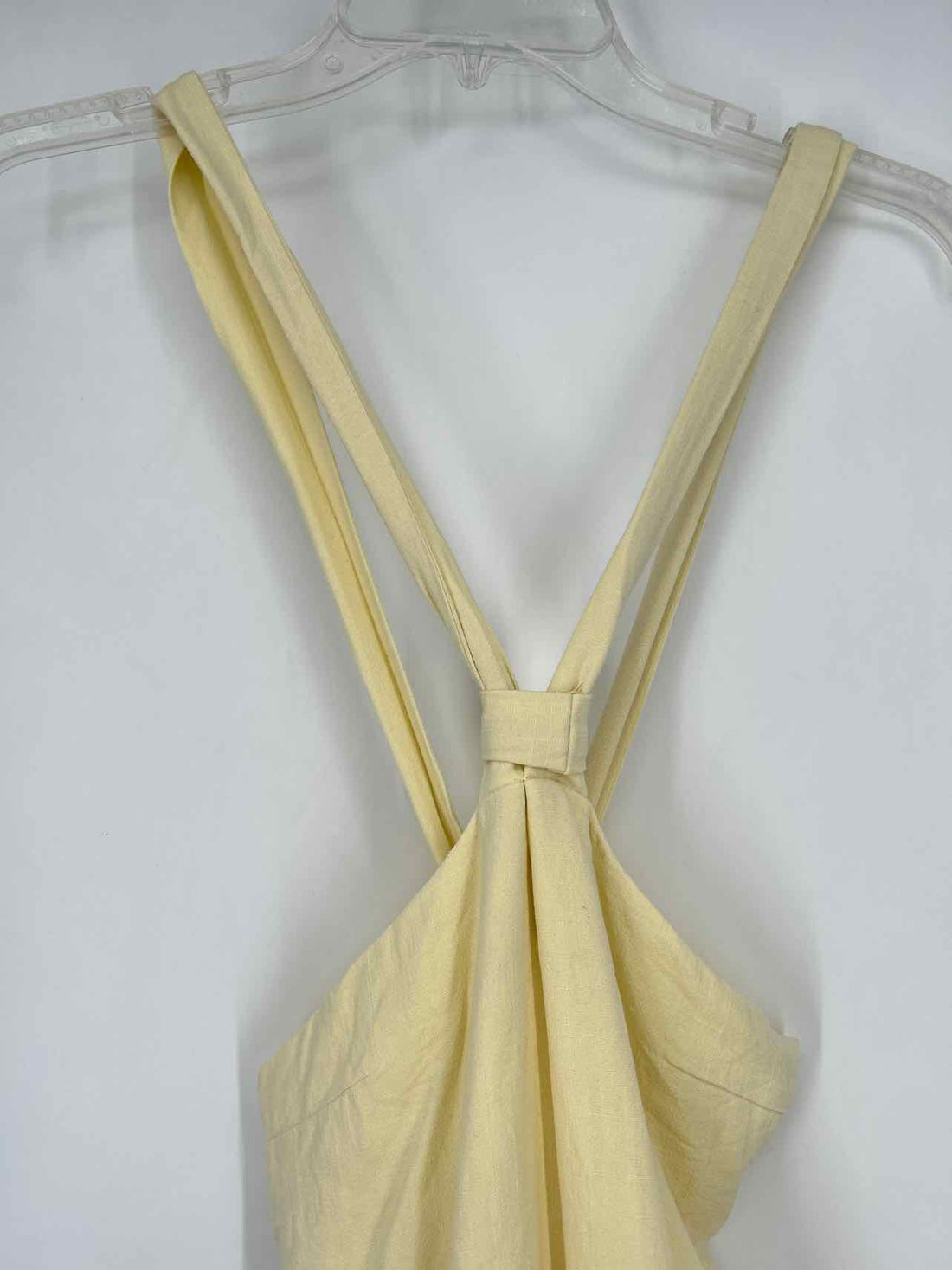 Peppermayo Size 2 Light Yellow Linen Blend NWT Dress