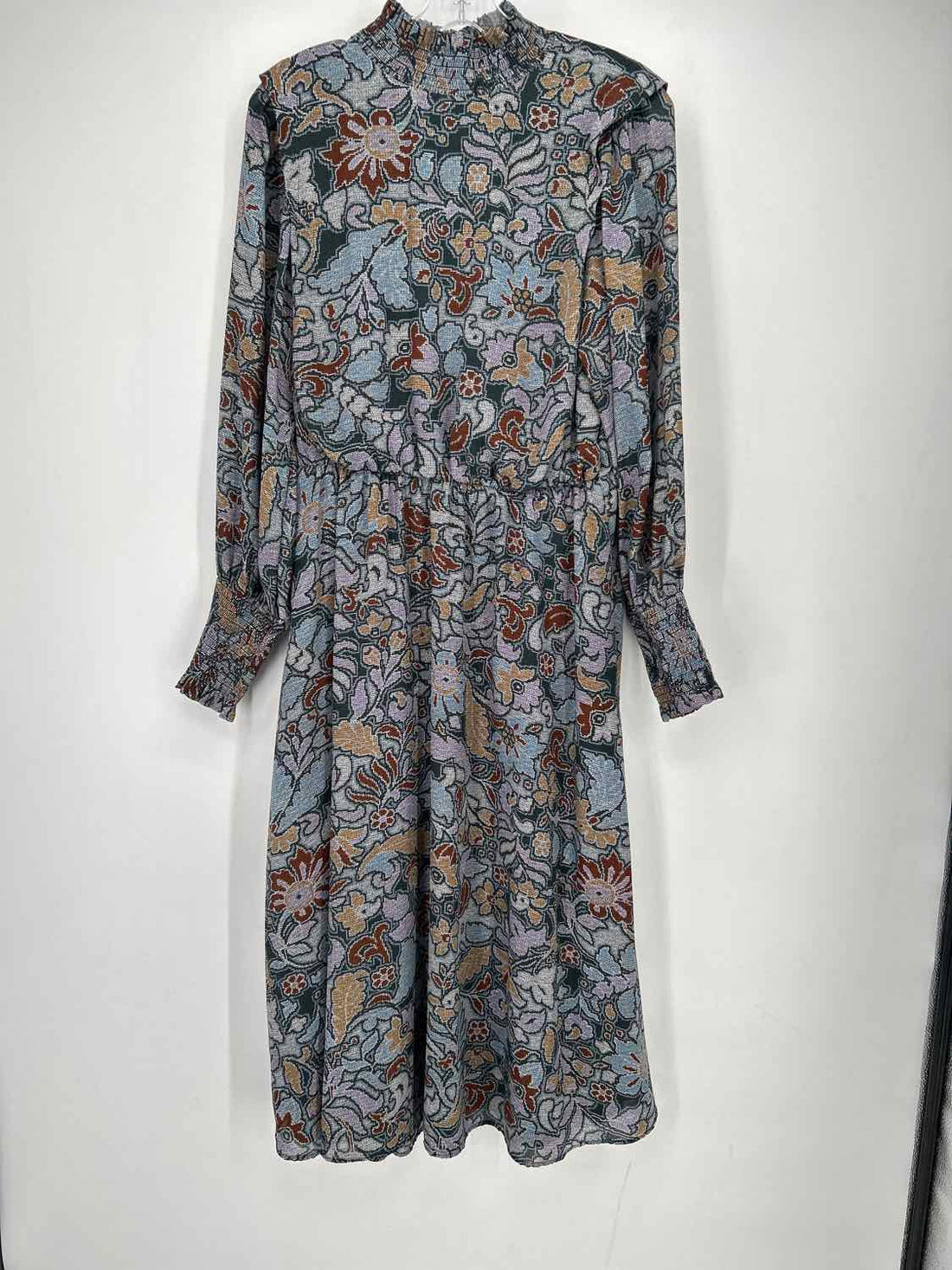 Ann Taylor Size M Navy Print Dress